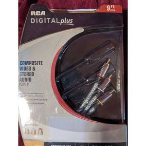 9ft RCA Digital Plus Composite Video and Stereo Audio Cable